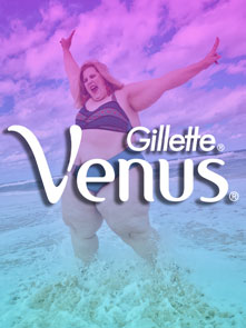 لوگو برند ونوس ژیلت Venus Gillette