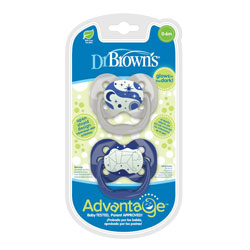 پستانک شبتاب دکتر براونز DrBrowns نوزادان 6-0 ماه