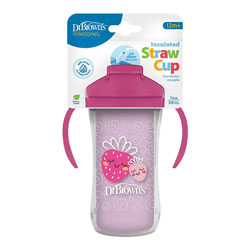 لیوان نی دار دکتر براونز Dr. Browns دوجداره