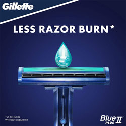 تیغ اصلاح ژیلت Gillette Blue II بسته 14 عددی