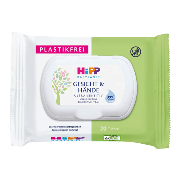 Hipp Baby Face & Hands Cleansing Wipes