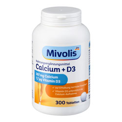 قرص کلسیم و ویتامین D3 میوولیس Mivolis