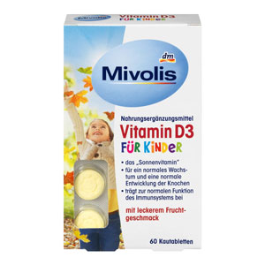 ویتامین D3 جویدنی میوولیس Mivolis