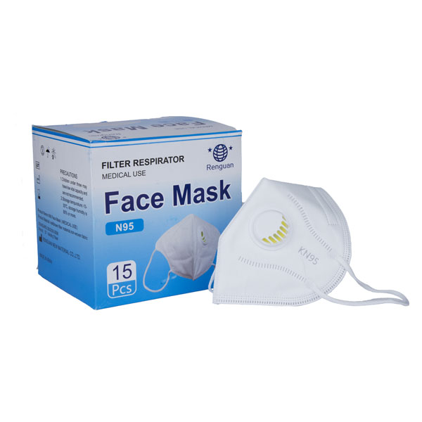 ماسک KN95 پنج لایه فیلتر دار