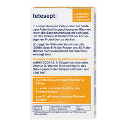قرص ویتامین D3 2000 تتسپت Tetesept