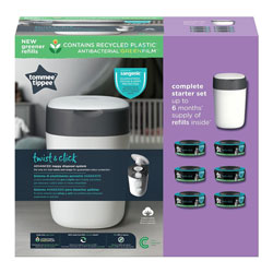 سطل پوشک تامی تیپی Tommee Tippee سفید شش کاسته